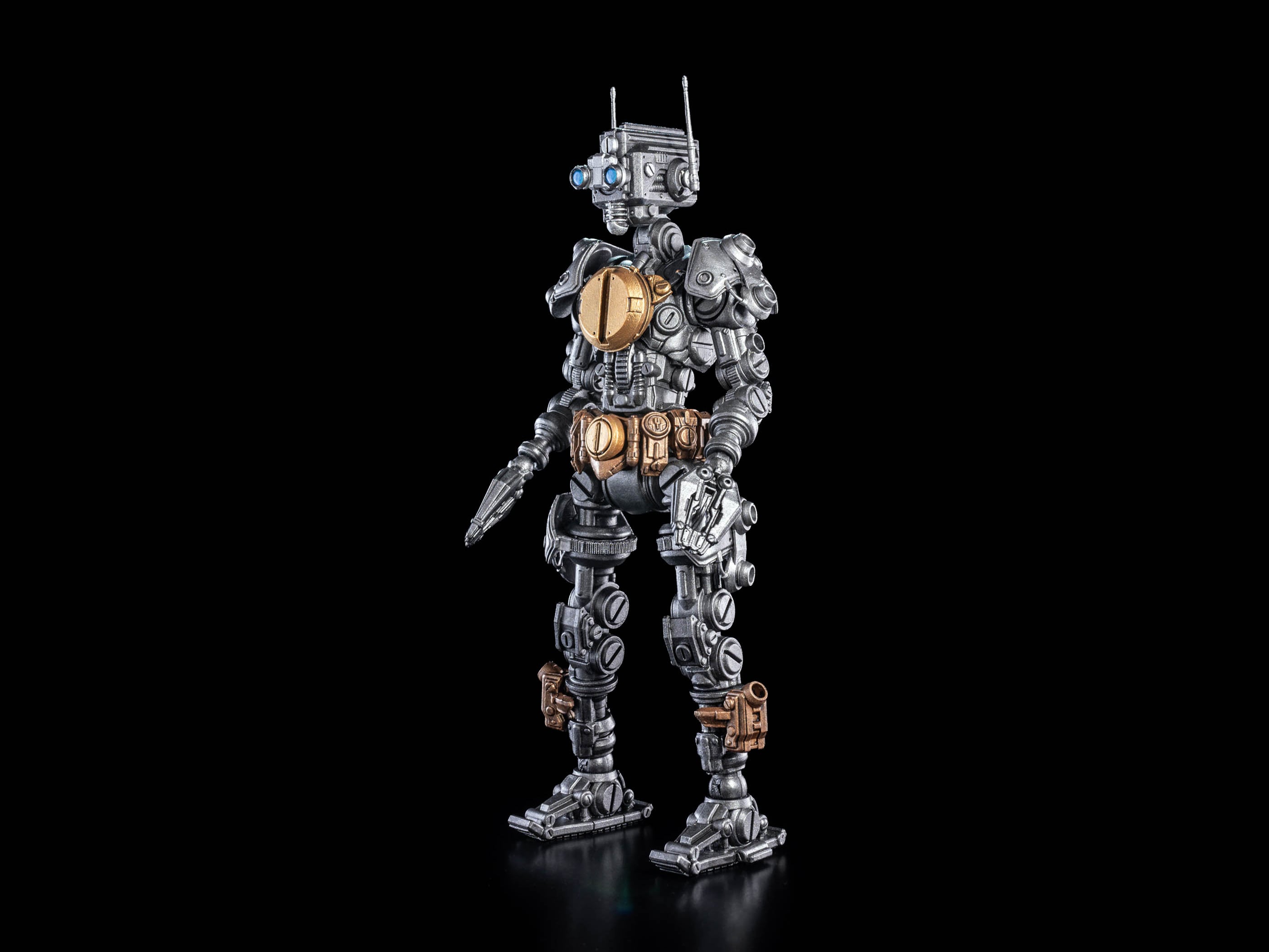 Mortal Thorn ACU-3 Cosmic Legions 6-Inch Figure — Three-Quarter View with Skull Head and Grenade Launcher