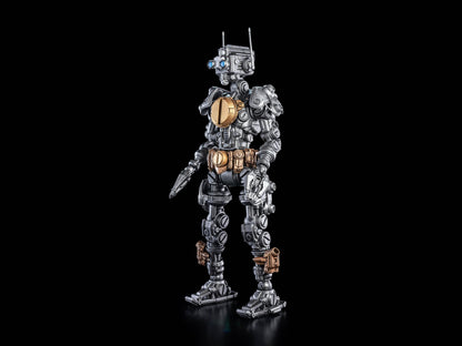 Mortal Thorn ACU-3 Cosmic Legions 6-Inch Figure — Three-Quarter View with Skull Head and Grenade Launcher