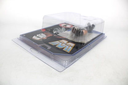 Sting WWE Retro Action Figure — Card Front View Inside Clear Protective Case Showing WWE Logo and Sting Face Art