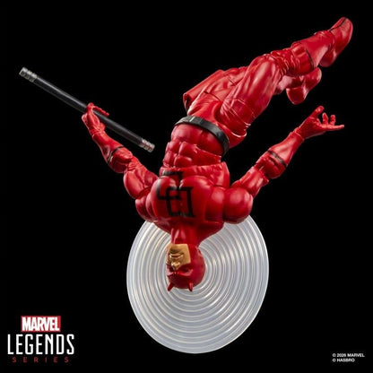 Daredevil Secret Wars Marvel Legends 6-Inch Figure — Upside-Down Acrobatic Pose with Effect Disc
