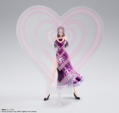 Boa Hancock Marineford S.H.Figuarts 6-Inch Figure — Love-Love Mellow Heart PET Effect Part Display