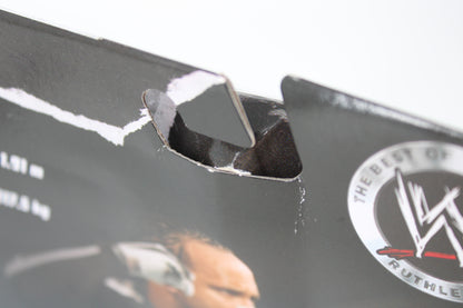 MVP WWE Elite Collection Best of Ruthless Aggression Action Figure — Package Detail Showing Hang Tab and Ruthless Aggression Logo Close-Up