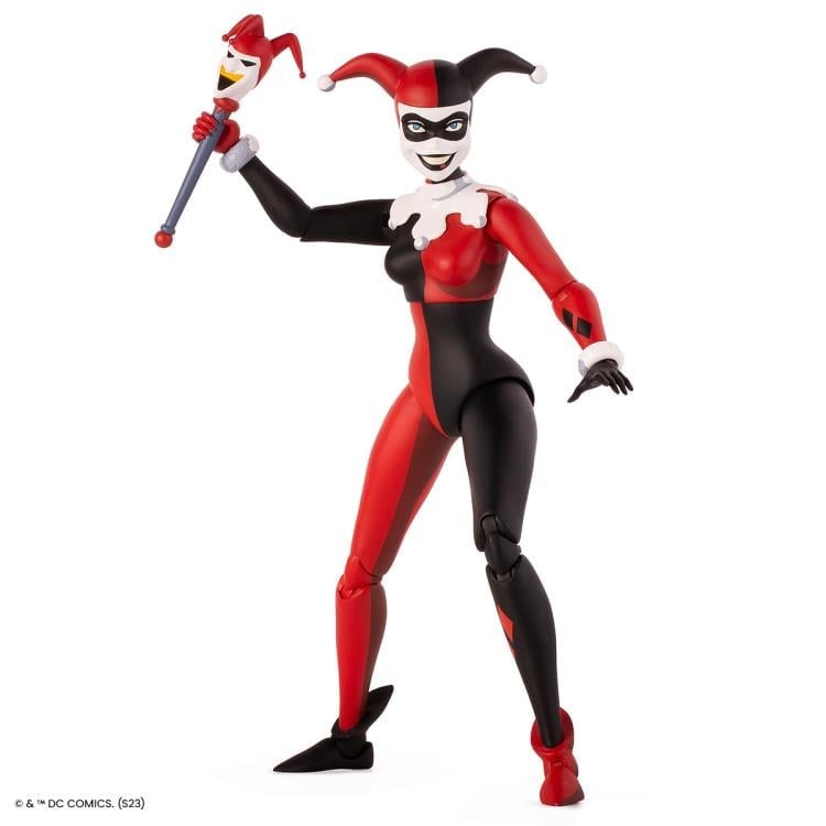 Harley Quinn Batman Animated Series 1/6 Scale Figure — Joker Scepter Raised Standing Pose