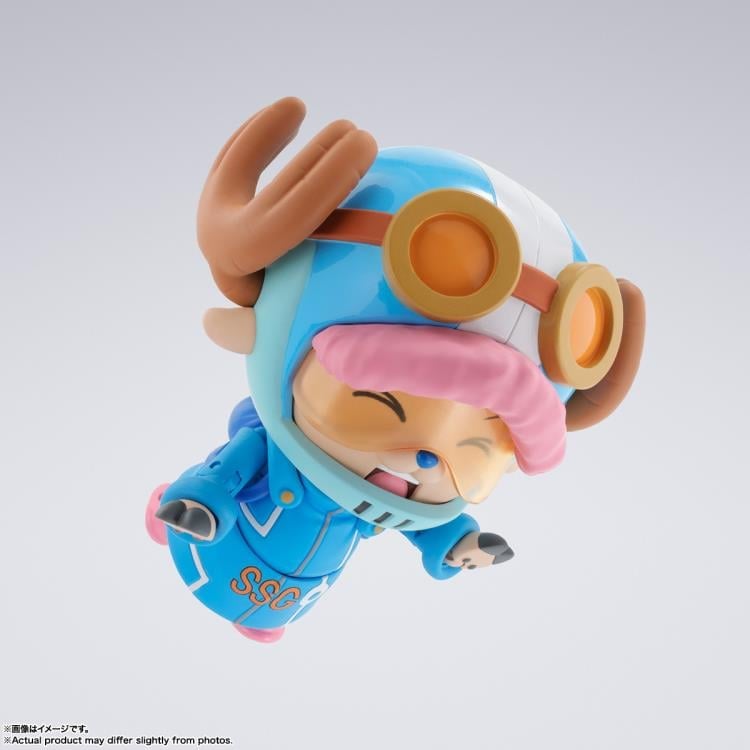 Tony Tony Chopper S.H.Figuarts Egghead Figure — Side View Laughing Expression Pose