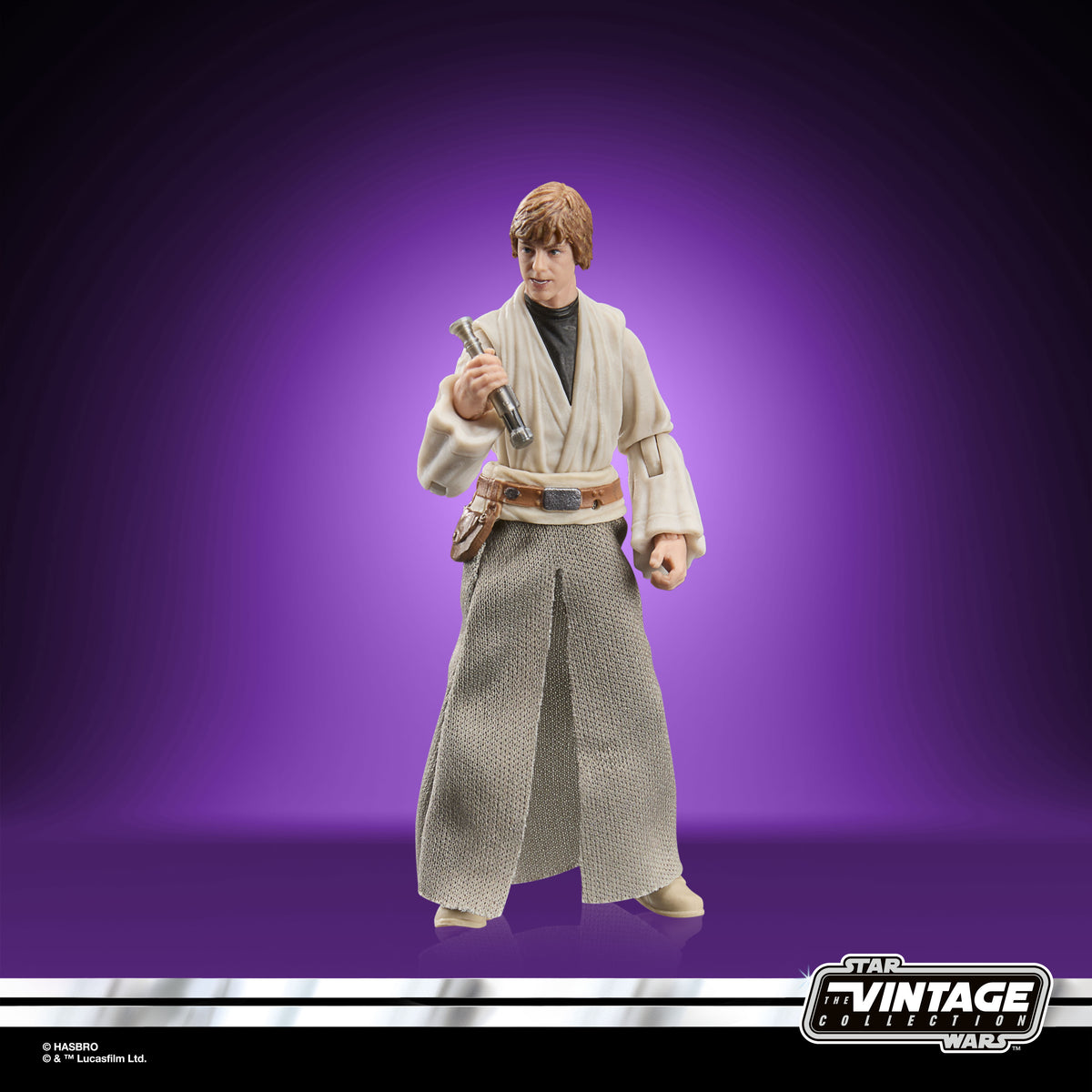 Luuke Skywalker Vintage Collection 3.75-Inch Figure — Out of Box Detail with Lightsaber Handle