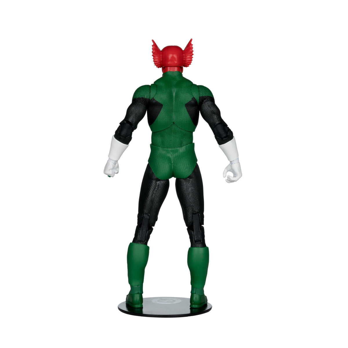 Ghr'll DC Multiverse 7-Inch Figure — Back View on Display Base
