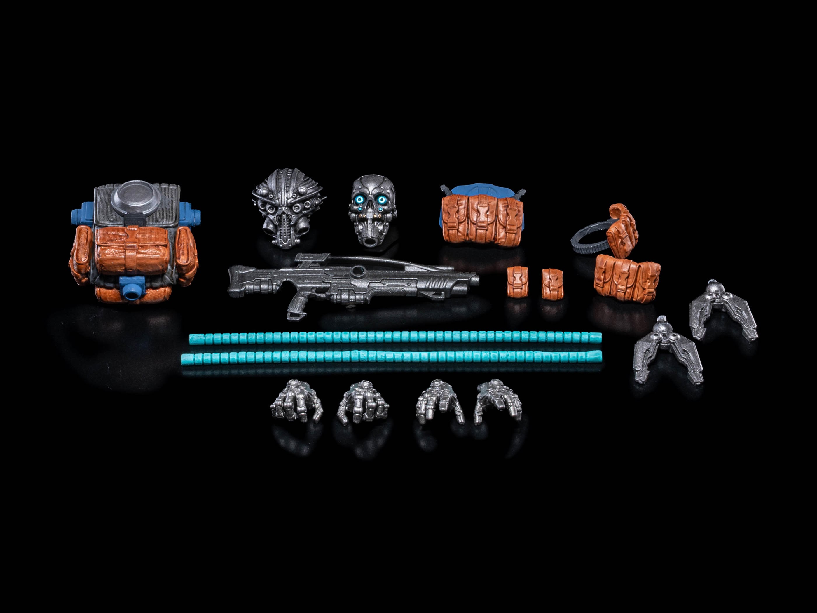 Protectorate ACU Cosmic Legions 6-Inch Mission Pack — Full Contents Display Top View