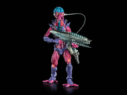 Zorrtexx Cosmic Legions 6-Inch Figure — Three-Quarter View Holding Alien Rifle