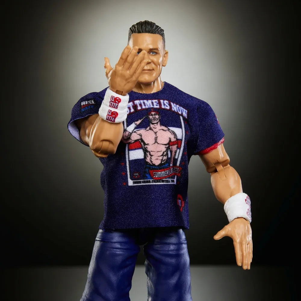 John Cena WWE Elite Series 127 6-Inch Figure — You Can't See Me Hand Gesture Close-Up