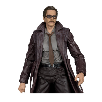 Commissioner Gordon DC Multiverse 7-Inch Deluxe Figure — Upper Body Detail Close-Up