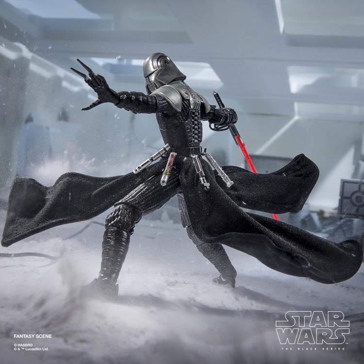 Lord Starkiller Black Series 6-Inch Figure — Dynamic Pose Force Power Blizzard Scene