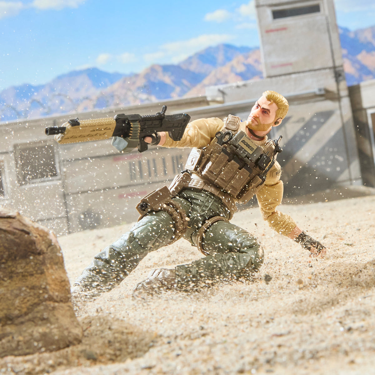 Duke G.I. Joe Classified Series 6-Inch Figure — Low Evasion Pose with Shotgun