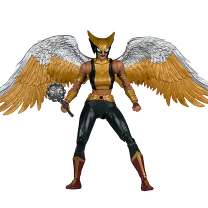 Hawkgirl DC Multiverse Collector Edition 7-Inch Figure — Front View White Background Full Wing Spread