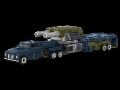 Onslaught Age of the Primes Commander Class — Full Truck and Trailer Vehicle Mode Side View