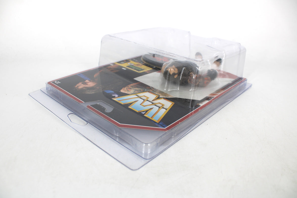 Bray Wyatt WWE Retro Series Action Figure — Back View of Card Art and Protective Case