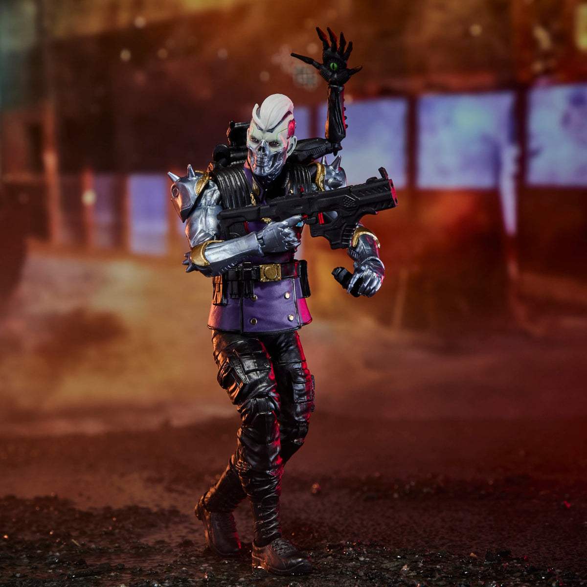 Axel Synapse Soma GI Joe Classified Series 6-Inch Figure — Action Pose Walking with SMG and Claw Aloft