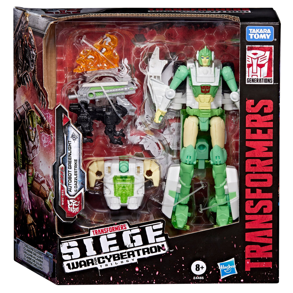 Greenlight War for Cybertron Siege Deluxe 5.5-Inch Figure — Package Detail Through Window Box Front