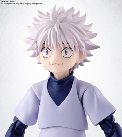 Killua Hunter x Hunter S.H.Figuarts 5.5-Inch Figure — Face Detail Close-Up Serious Expression