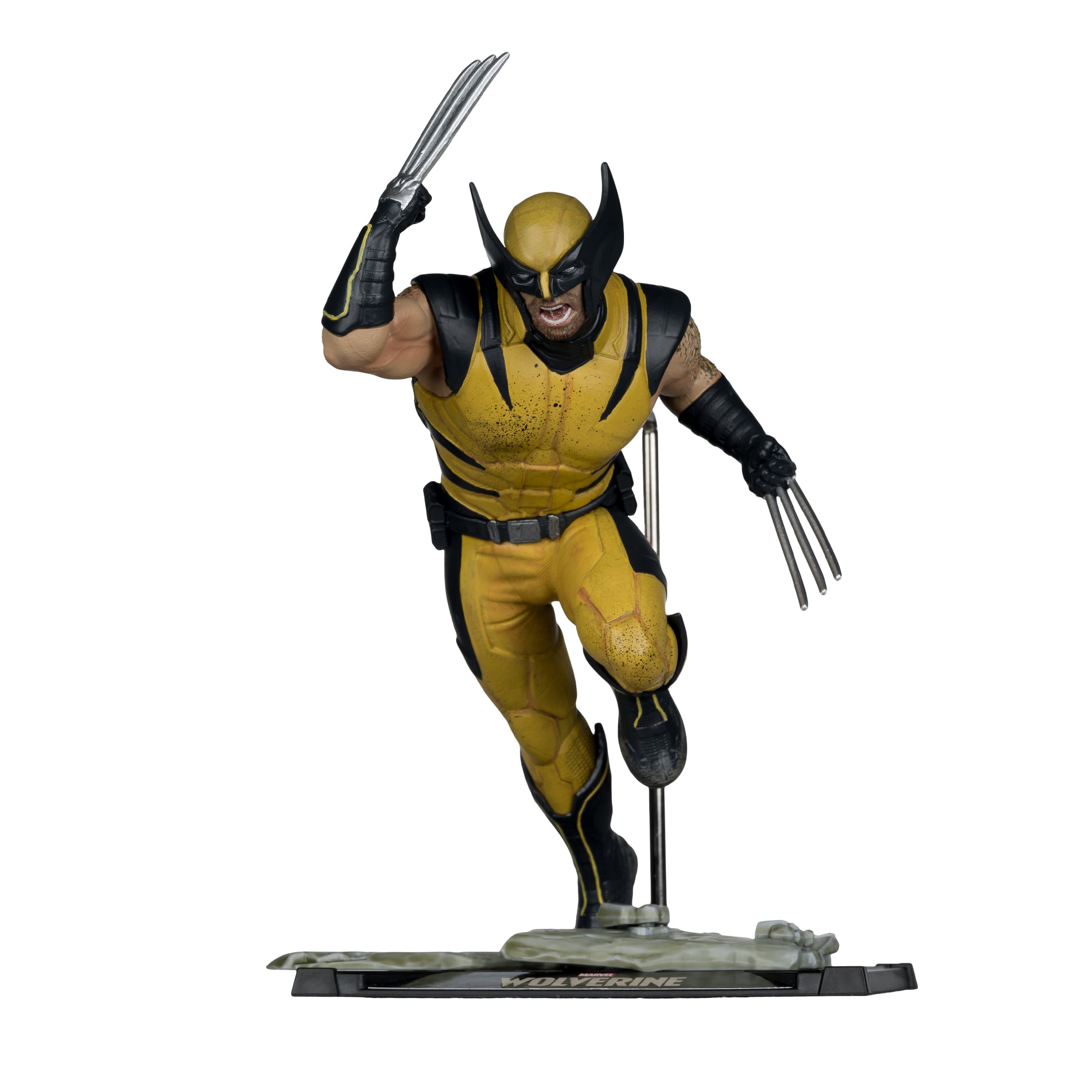 Wolverine McFarlane Gold Label 1/10 Scale Figure — Out of Box White Background Front