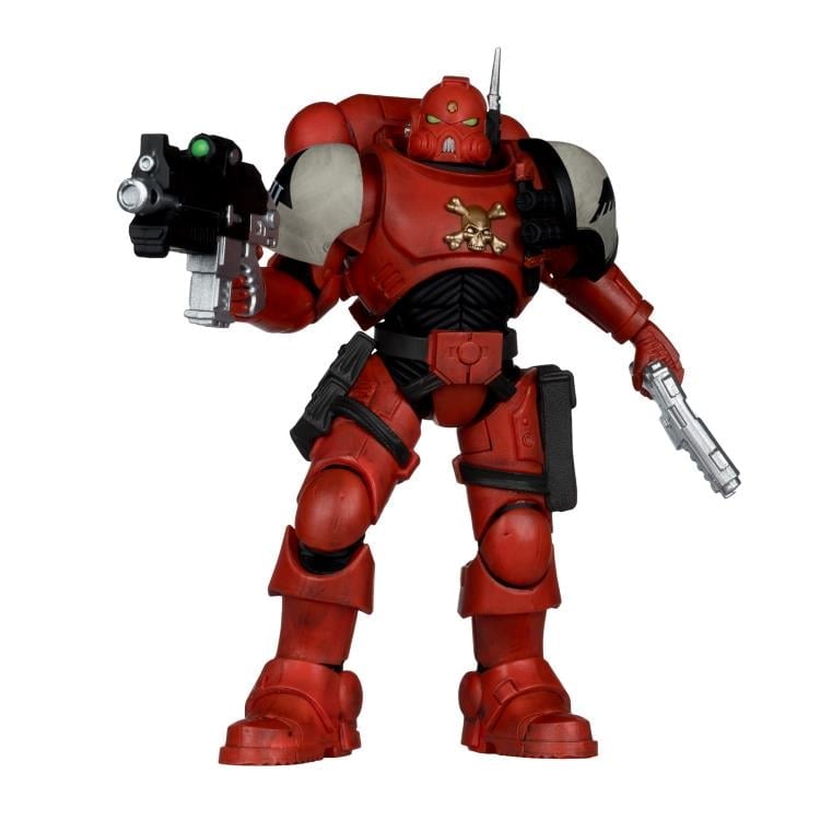 Blood Ravens Infiltrator Warhammer 40K Dawn of War IV 7-Inch Figure — Front View Out of Box