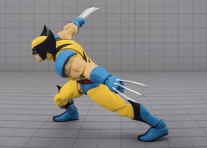 Wolverine Gamerverse S.H.Figuarts 6-Inch Figure — Side View in Lunging Slash Pose