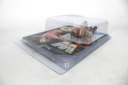 Randy Orton WWE Retro Series Hasbro-Style Figure — Side View Showing Card Back Art and Clamshell Package Detail