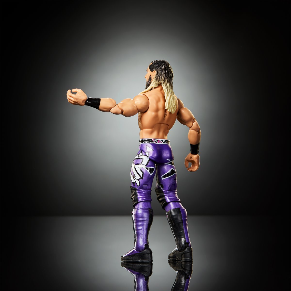 Seth Rollins WWE Elite Collection 6-Inch Figure — Back View Showing Tights Detail