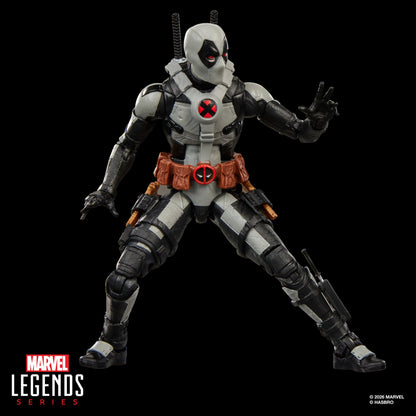 Deadpool Concept Art Marvel Legends 6-Inch Figure — Articulation Pose Wide Stance Peace Sign