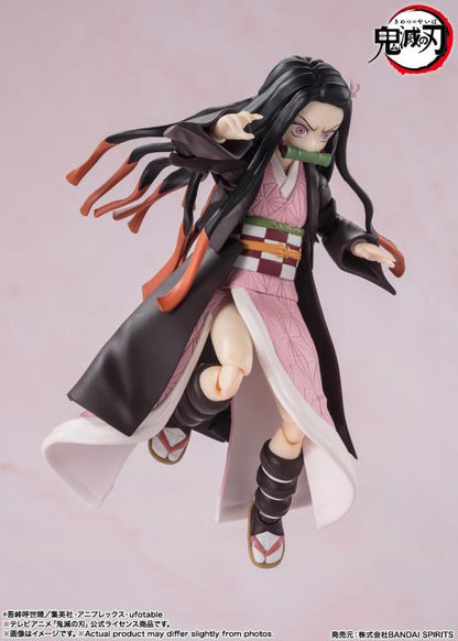 Nezuko Kamado S.H.Figuarts 5-Inch Figure — Articulation Pose Dynamic Battle Running Pose