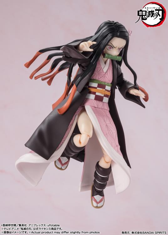 Nezuko Kamado S.H.Figuarts 5-Inch Figure — Articulation Pose Dynamic Battle Running Pose