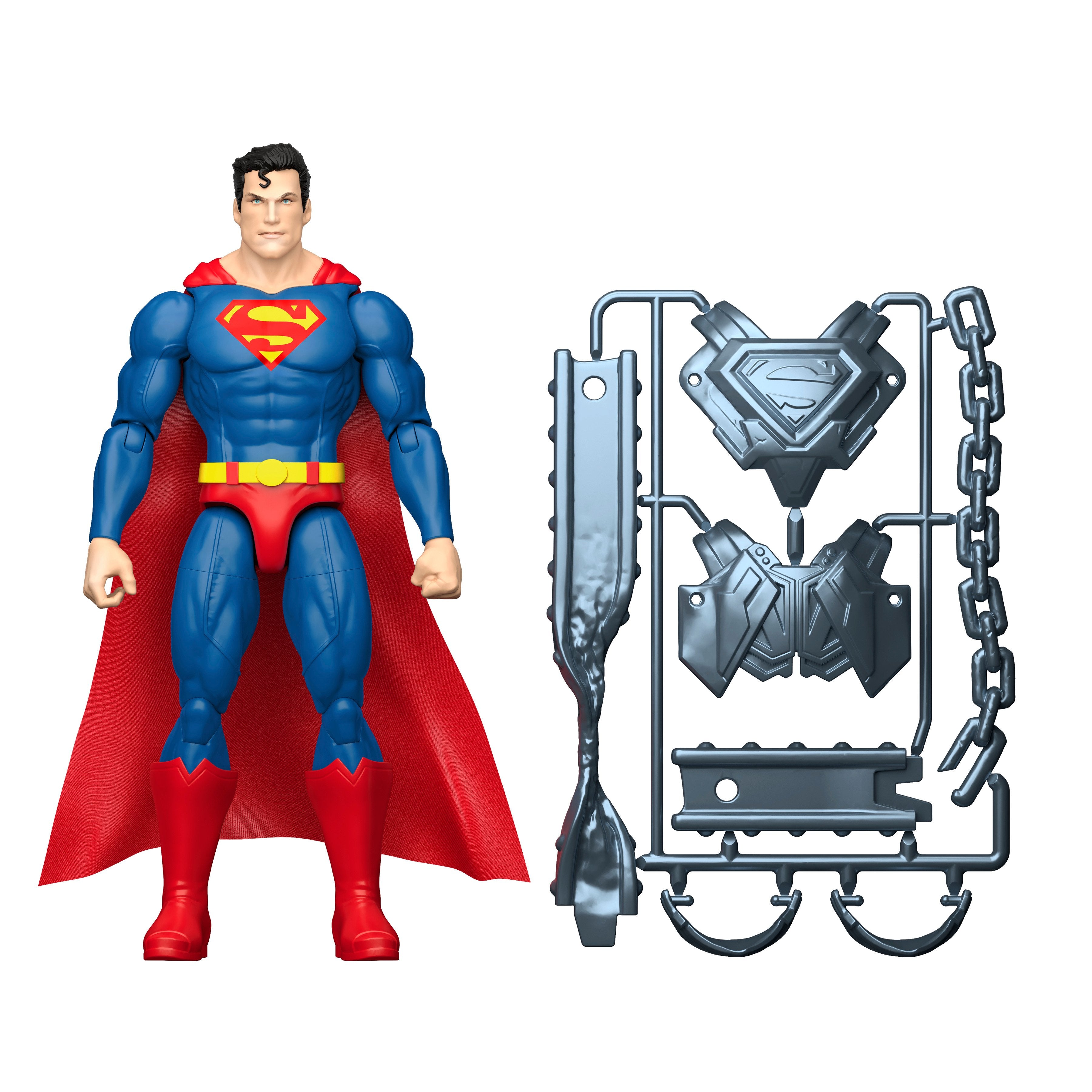Superman DC Premier 6-Inch Figure — Accessories Included Full Accessory Runner Display