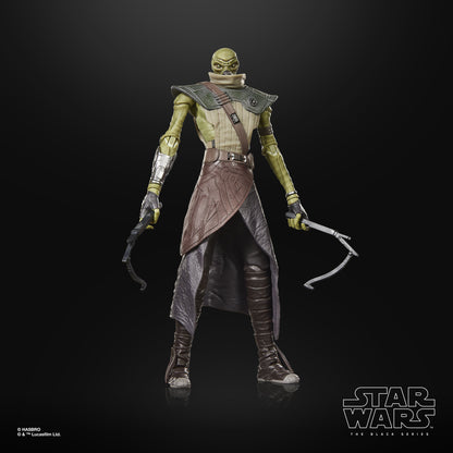 Embo Black Series 6-Inch Figure — Front View Both Melee Weapons in Hand