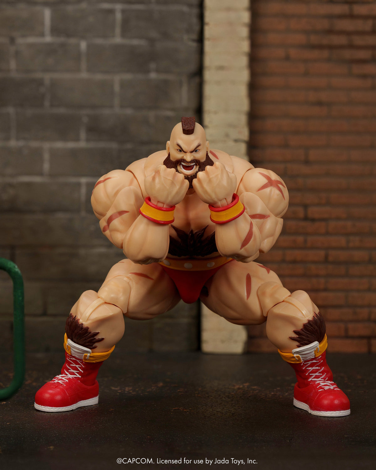 Zangief Ultra Street Fighter II 1/12 Scale Figure — Wide Grappler Stance Front View