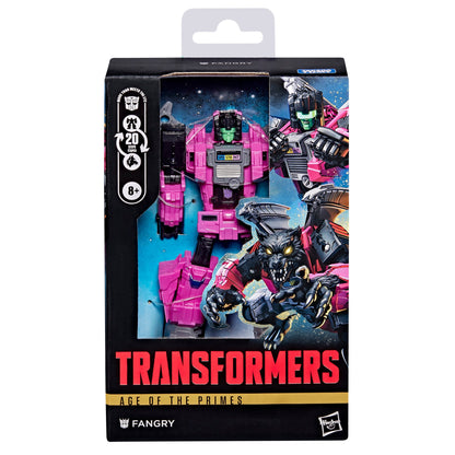 Fangry Age of the Primes Deluxe 5.5-Inch Figure — Box Front Package Detail