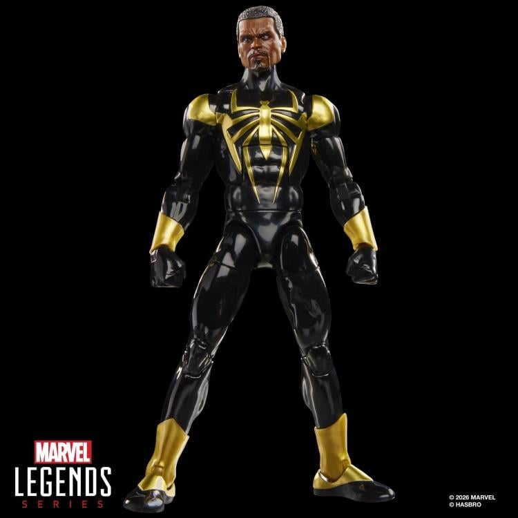 Iron Spider Aaron Davis Marvel Legends 6-Inch Figure — Front View Unmasked Alternate Head No Spider Arms