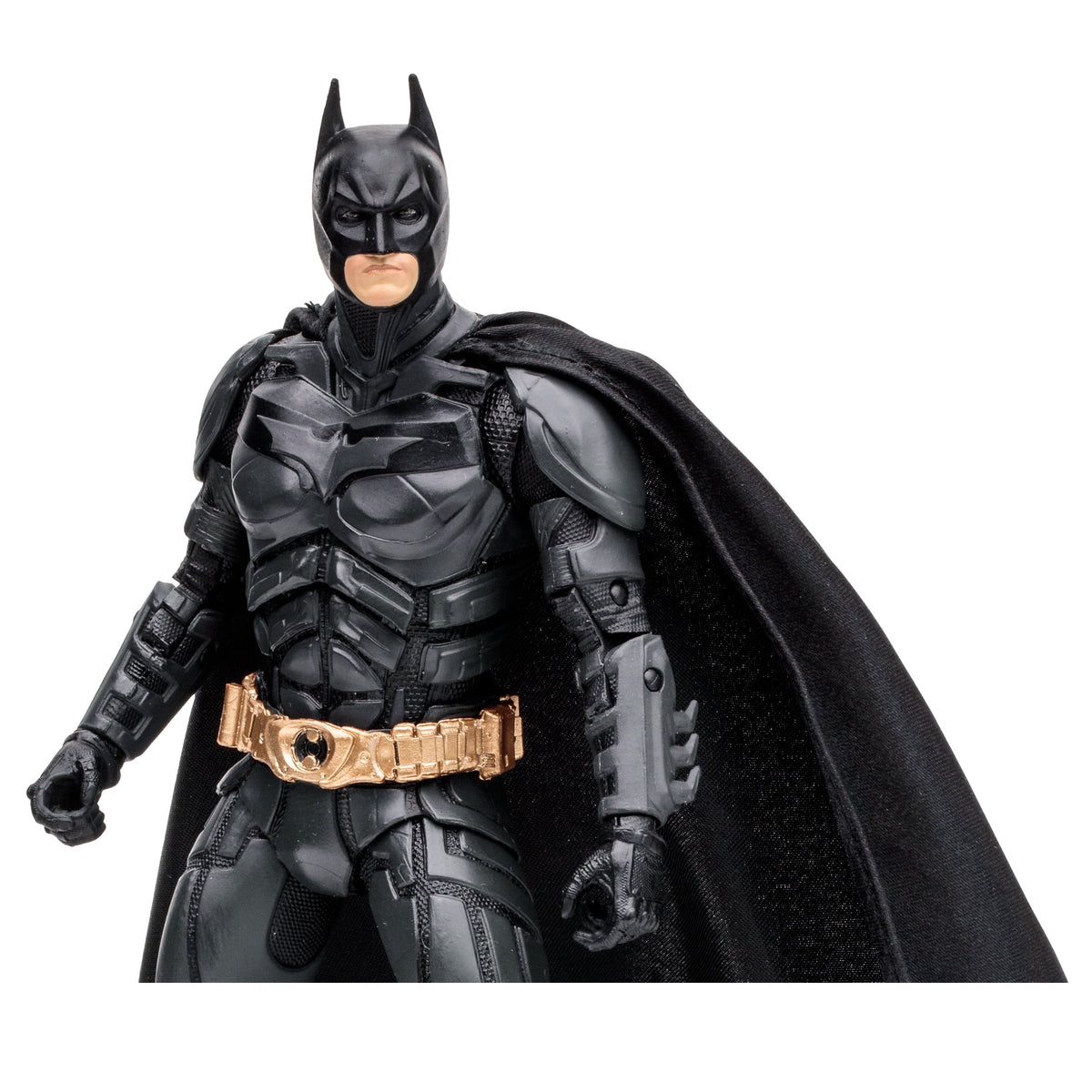 Batman Dark Knight DC Multiverse 7-Inch Figure — Figure Detail Close-Up Chest and Utility Belt