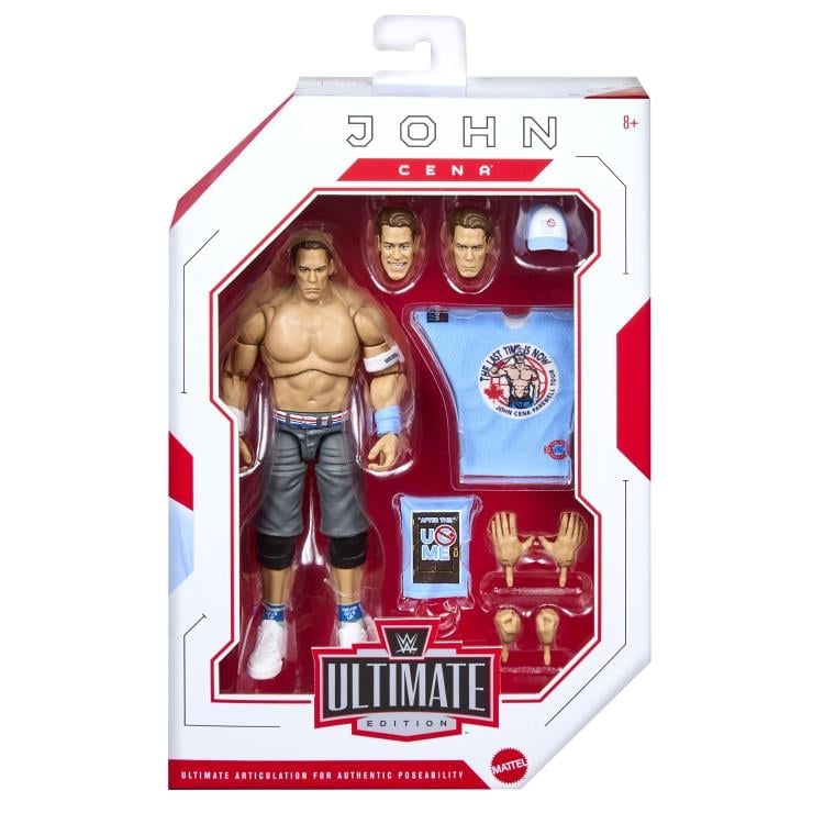 John Cena WWE Ultimate Edition 6-Inch Figure — Box Front Package View