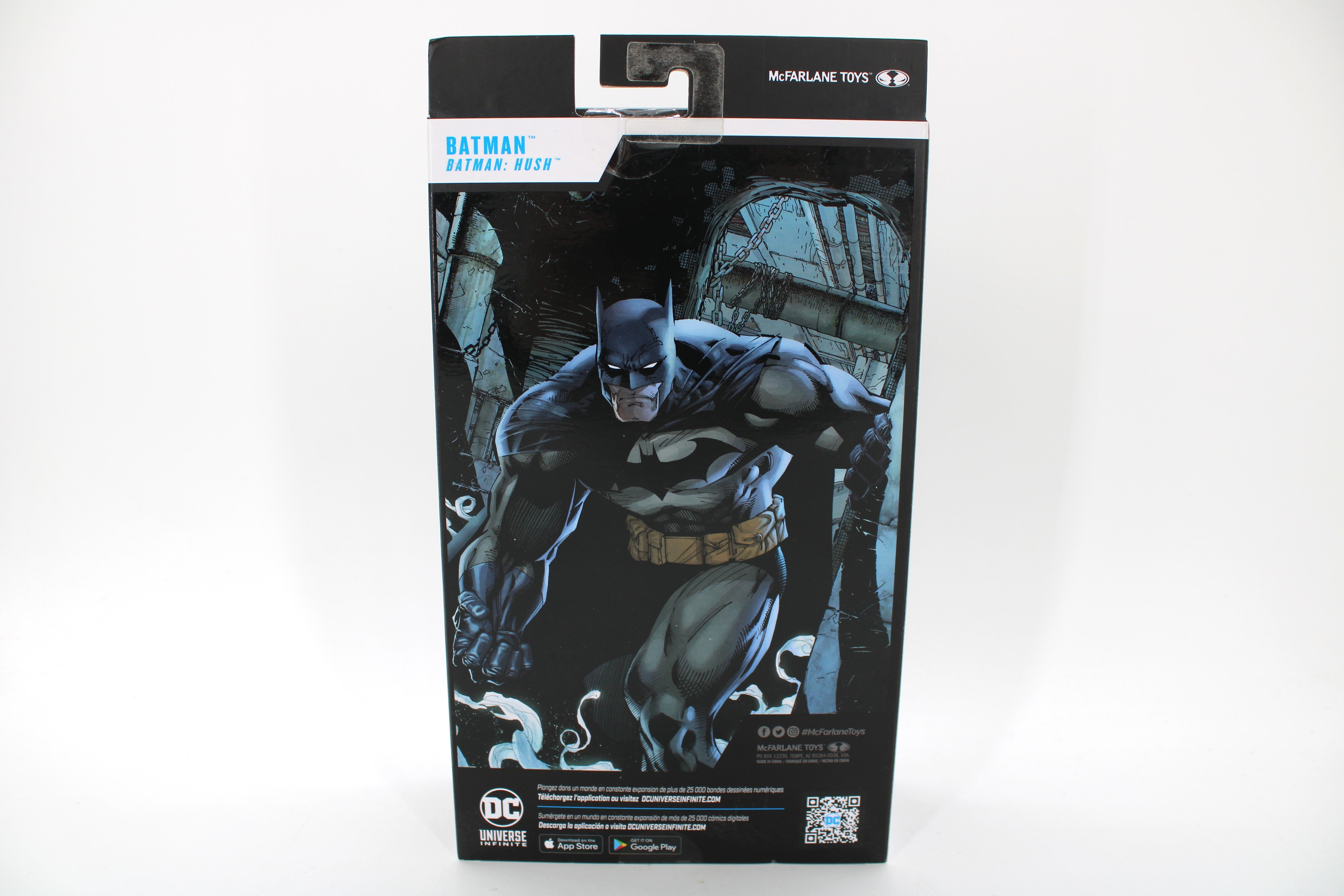 Batman Hush DC Multiverse 7-Inch Figure — Card Back with Jim Lee Comic Art