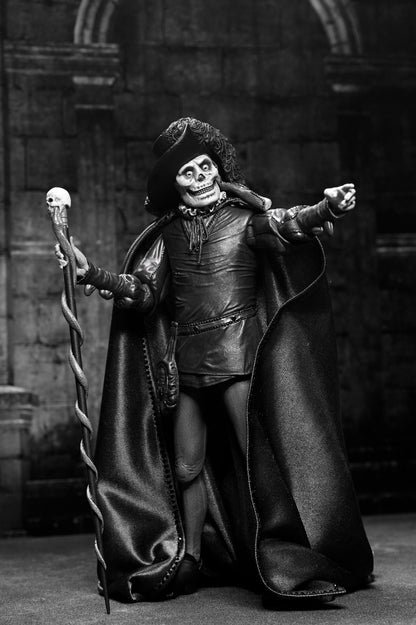 Phantom of the Opera Masque Red Death NECA 7-Inch Figure — Dramatic Gesture Pose Stone Background