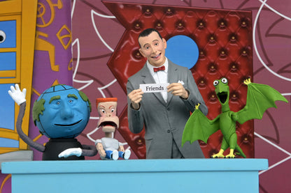Pee-Wee Herman NECA Ultimate 7-Inch Figure — Holding Friends Secret Word Card with Globey Randy and Pterri