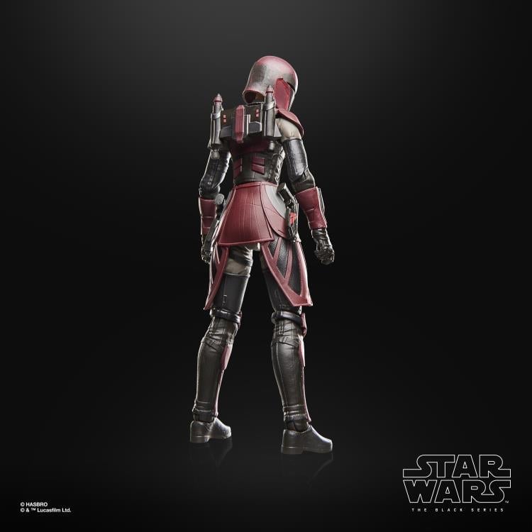 Rook Kast Black Series 6-Inch Figure — Back View Helmeted Showing Armor Detail