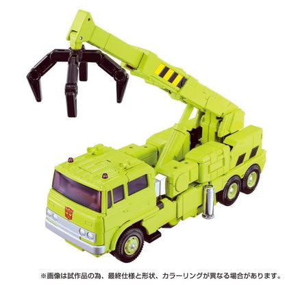 Road Hauler Masterpiece G MPG-18 Figure — Crane Truck Mode Grapple Claw Attachment