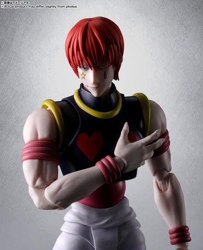 Hisoka Hunter x Hunter S.H.Figuarts 6.7-Inch Figure — Alternate Long Hair Head Part Detail