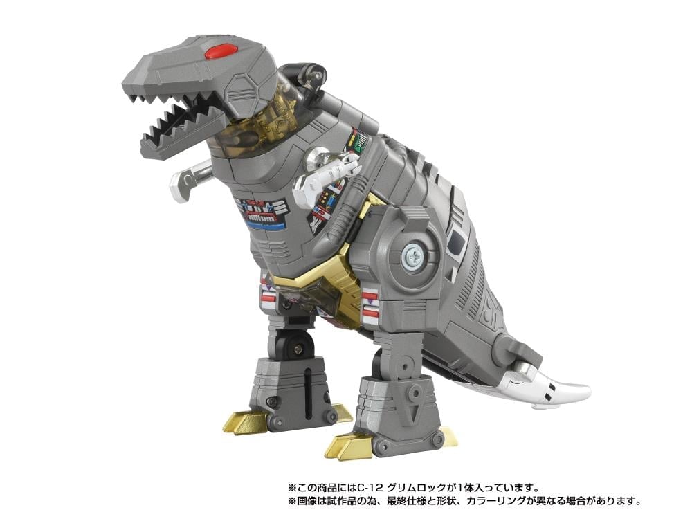 Grimlock Missing Link C-12 Transformers Figure — Dinosaur Mode Side View