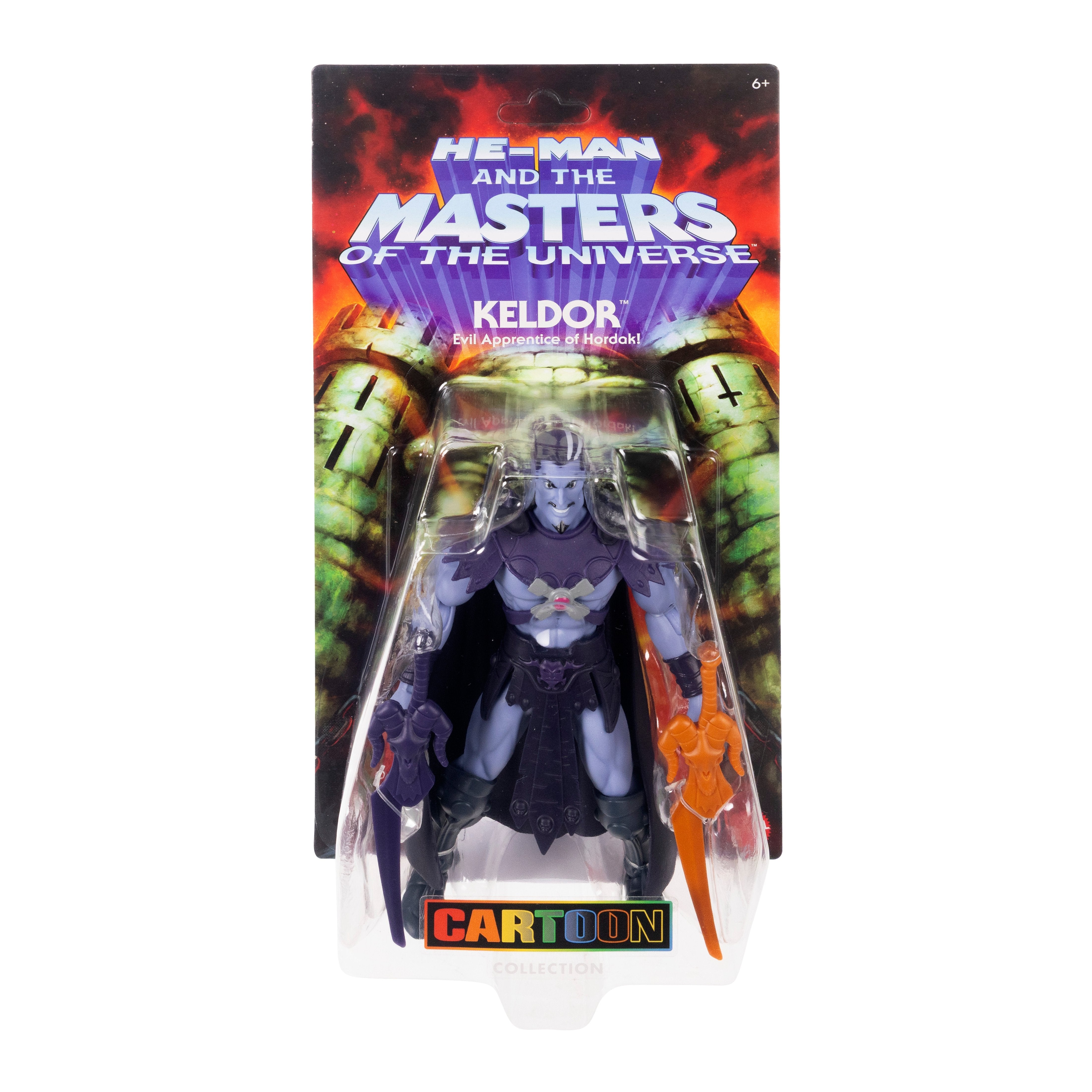 Keldor Masters of the Universe Origins 5.5-Inch Figure — Card Front Sealed Bubble View