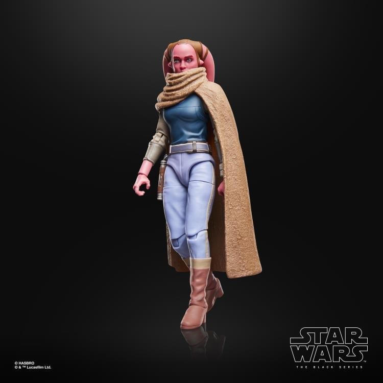 Devon Izara Black Series 6-Inch Figure — Side View Cloaked Standing Pose