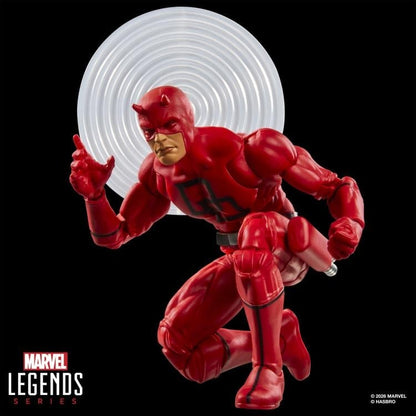 Daredevil Secret Wars Marvel Legends 6-Inch Figure — Crouching Pose with Spiral Effect Accessory