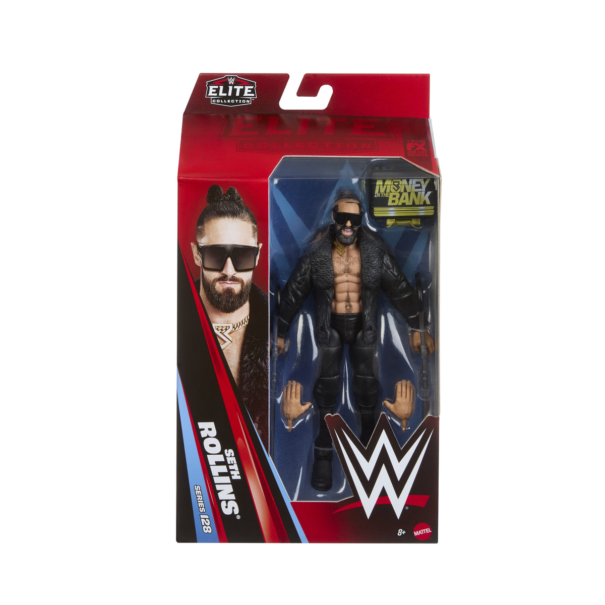 Seth Rollins WWE Elite Series 128 6-Inch Figure — Box Front Package Art