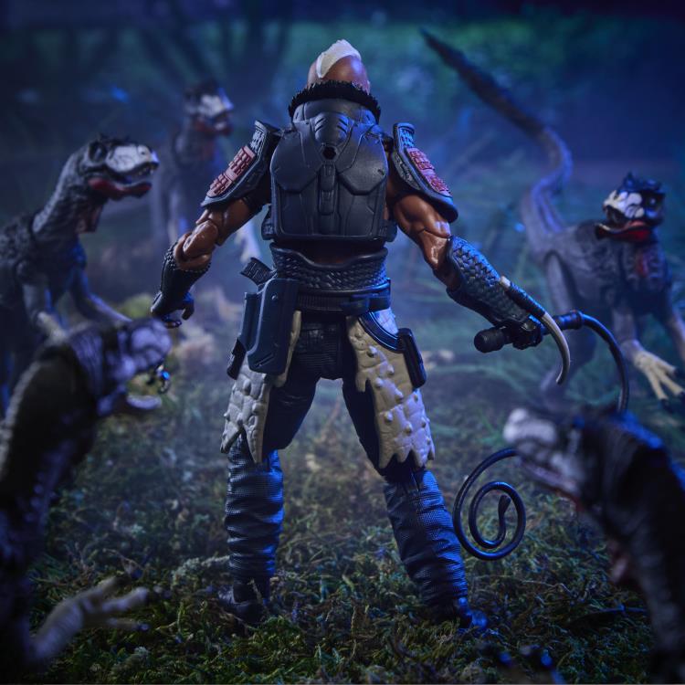 Professor Rottclaw Classified Series 6-Inch Figure Surrounded by Cobra Deinonychus Pack — Back View