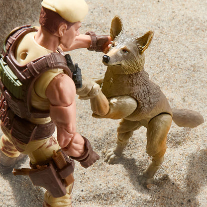 Dusty & Coyote Sandstorm G.I. Joe Classified Series 6-Inch Figure Set — Dusty and Coyote Sandstorm Interaction Close-Up
